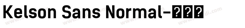 Kelson Sans Normal字体转换 Kelson Sans Normal字体转换